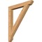 Ekena Millwork Traditional Slat Smooth Bracket, Western Red Cedar, 3 1/2"W x 30"D x 36"H BKT04X30X36TRA06SWR - alternate 1